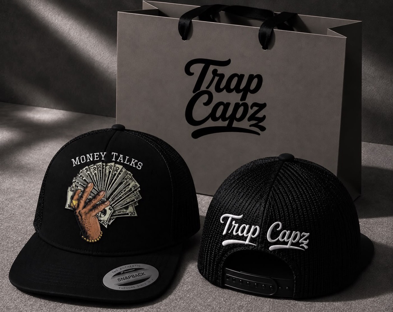 Signature Navy Trucker Cap